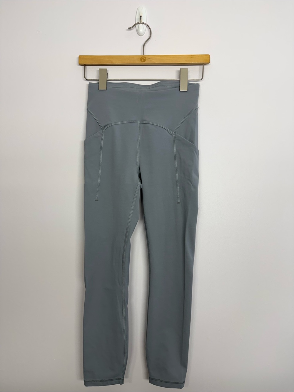 Lululemon Power Thru High-Rise Crop 23" Rhino Grey Size 4